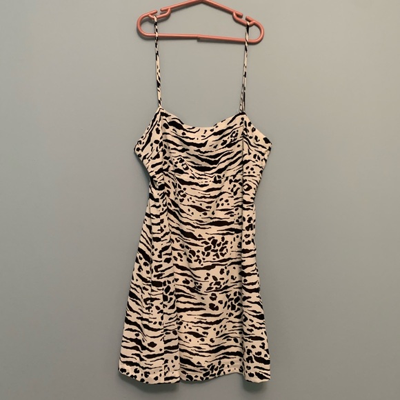 cotton candy la leopard dress